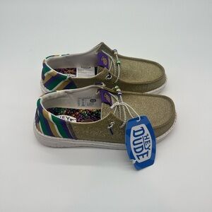 Hey Dude Gold Mardi Gras Wendy